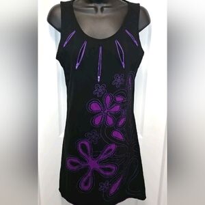 Black Swan sleeveless floral dress